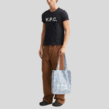 A.P.C. Lou Rue Madame 2.0 Tote Bag Bleu COHOT-M67064