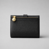 BURBERRY Edie Grained Leather Card Case Wallet Black 81131431