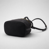 BURBERRY Nylon Drawstring Bucket Bag Black 81092671
