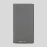 BURBERRY Logo Leather Continental Wallet Anthracite Grey 81120571