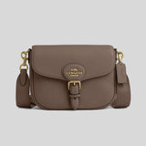COACH Amelia Saddle Bag Dark Stone CP107
