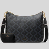 KATE SPADE Spade Flower Large Crossbody With Pouch Black KK148