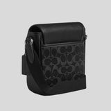 COACH Lucas Crossbody In Signature Denim Black CAJ32