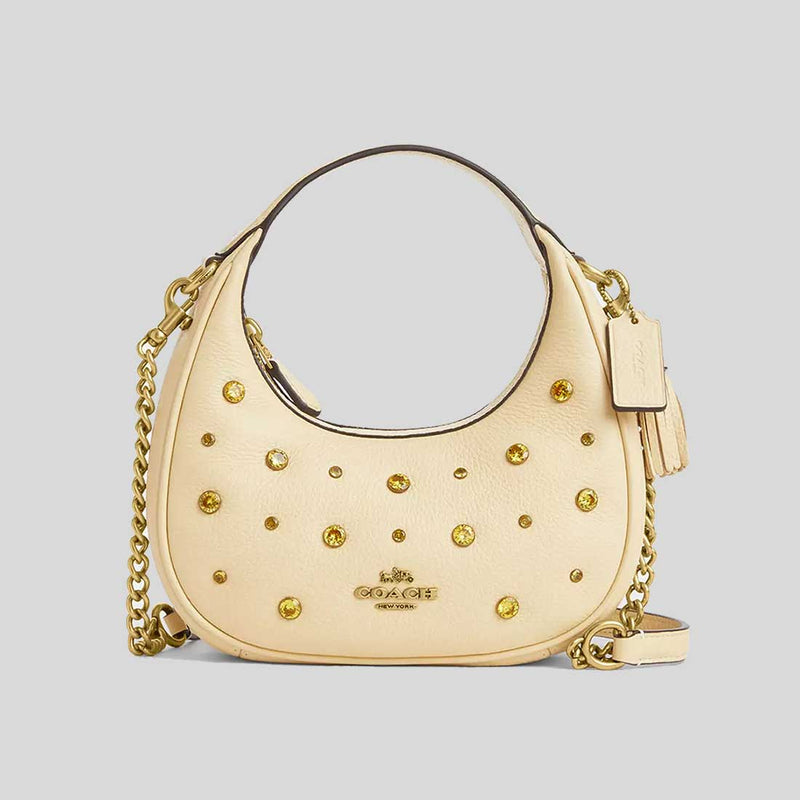 COACH Carmen Mini Crossbody Bag With Crystal Moonlight CAK87