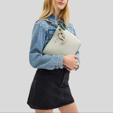 COACH City Bucket Bag With Seahorse Charm Light Pistachio/Sand CBH75
