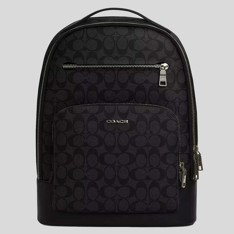 COACH Ethan Backpack In Signature Canvas Black CL962