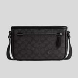 COACH Beck Slim Crossbody In Signature Canvas Charcoal CM337
