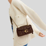 COACH Tabby Shoulder Bag 20 With Pillow Quilting Maple CP149