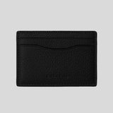COACH Card Case With Money Clip Black CCF97