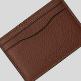 COACH Card Case With Money Clip Saddle CCF97