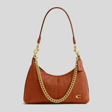 COACH Juliet Shoulder Bag 25 With Quilting Amber Brown CDZ65
