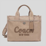 COACH Cargo Tote Bag Dark Natural CP158