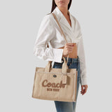 COACH Cargo Tote Bag Dark Natural CP158