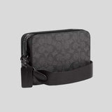 COACH Charter Crossbody Bag 19 In Signature Canvas With Coach Graphic Charcoal Multi CAF83