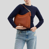 COACH Laurel Large Shoulder Bag Tan CBG98