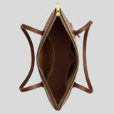 COACH Fiona Zip Tote Bag In Signature Canvas Tan/Brown CBT18