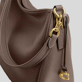 COACH Cary Shoulder Bag Dark Stone CC435
