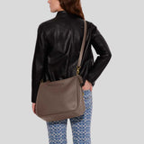 COACH Cary Shoulder Bag Dark Stone CC435