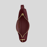 COACH Ella Shoulder Bag Maroon CCE48