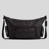 COACH Finn Crossbody Bag With Pockets In Signature Canvas Charcoal/Black CCG18