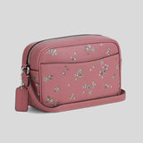 COACH Mini Jamie Camera Bag With Star Print Silver/Dusty Pink Multi CCI73