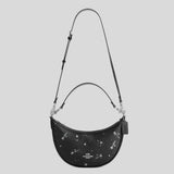 COACH Aria Shoulder Bag With Star Print Black Multi CCL25