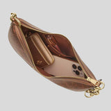 COACH Aria Shoulder Bag In Signature Canvas Brown/Copper CCL27