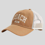 COACH Coach 1941 Varsity Trucker Hat Light Saddle CCN87