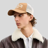 COACH Coach 1941 Varsity Trucker Hat Light Saddle CCN87
