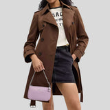 COACH Nolita 19 In Signature Leather With Heart Charm Light Violet CCZ27