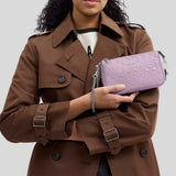 COACH Nolita 19 In Signature Leather With Heart Charm Light Violet CCZ27