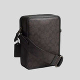 COACH Sullivan Crossbody Bag In Signature Canvas With Varsity Stripe Walnut Multi CDC55
