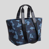 COACH Small Tour Tote Bag With Camo Print Blue Multi CDQ74