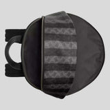 COACH Taylor Backpack In Signature Canvas With Stripes Black/Grey CDX88