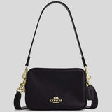 COACH Mini Carey Crossbody Bag Black CEA02