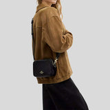 COACH Mini Carey Crossbody Bag Black CEA02