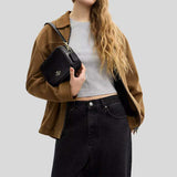 COACH Mini Carey Crossbody Bag Black CEA02