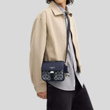 COACH Racer Crossbody Bag In Signature Canvas With Charms Denim/Chalk CEB25