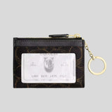 COACH Mini Skinny Id Case In Loved Signature Canvas Brown CEI20