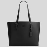 COACH Mollie Tote Bag Silver/Black CV968