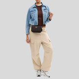 COACH Mini Jamie Camera Bag In Signature Canvas Walnut/Black CY752