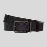COACH Double Bar Buckle Cut-To-Size Reversible Belt, 38 Mm Charcoal/Black CY997