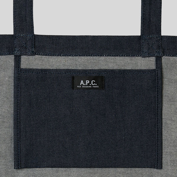 A.P.C Daniela Unisex Shopping Tote Bag Indigo COCSXM61446U