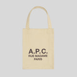 A.P.C. Lou Rue Madame Small Tote Bag Beige COHMN-M67065