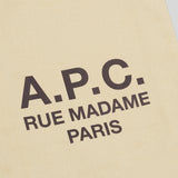 A.P.C. Lou Rue Madame Small Tote Bag Beige COHMN-M67065
