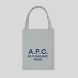 A.P.C. Lou Rue Madame Small Tote Bag Blue COHMN-M67065