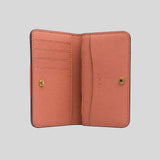COACH Essential Slim Card Case In Signature Canvas Melon Pink CR542