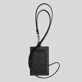 COACH ID Lanyard In Signature Canvas Charcoal CU476