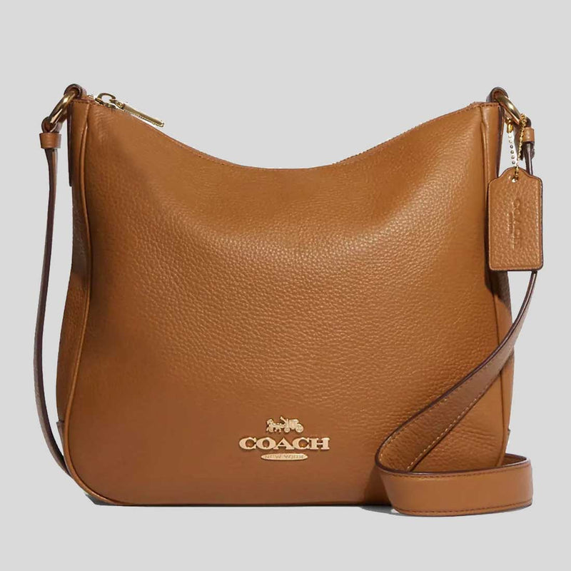 COACH Ellie File Bag Light Saddle CU960