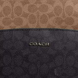 COACH Ethan Backpack In Blocked Signature Canvas Tan/Charcoal/Black CZ392